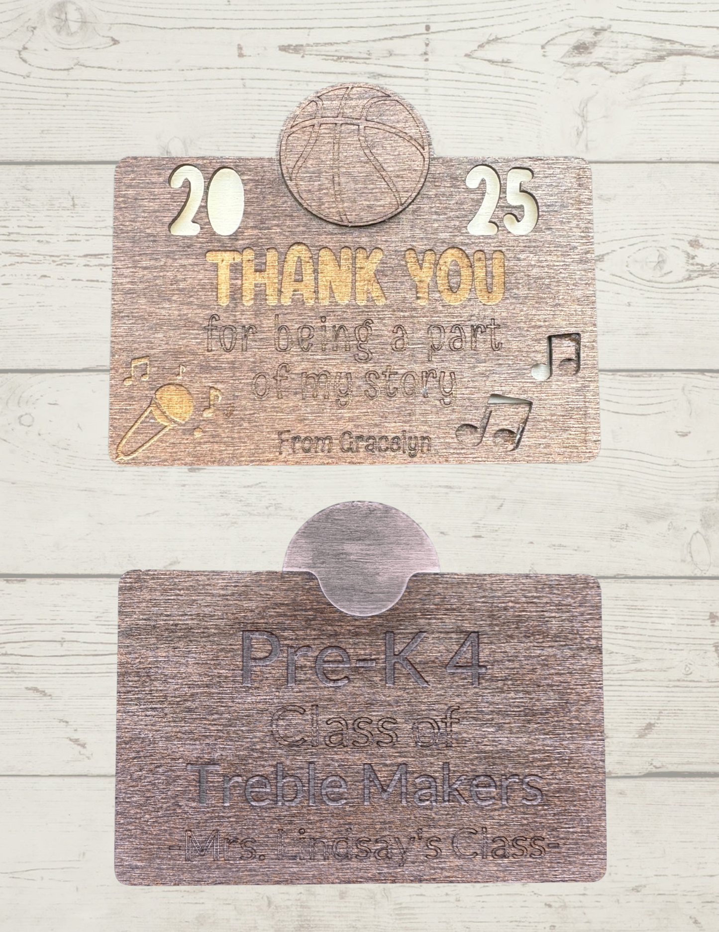 Unique Personalized Wood Gift Card Holder: Appreciation Keepsakes