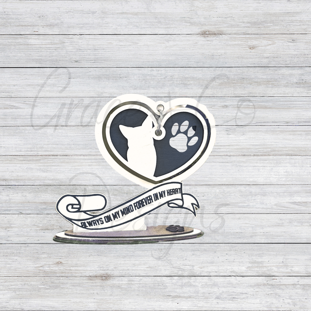 Pet Memorial Keepsake – “Always on My Mind, Forever in My Heart”