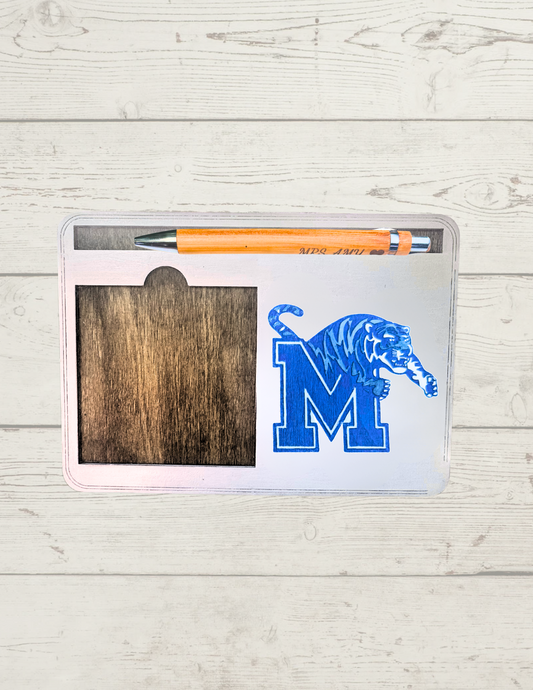 Sticky Note and Pen Holder: Choose design of your choice
