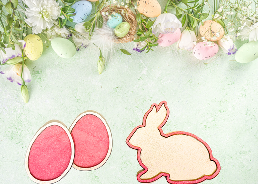 Easter Bunny and Eggs Home Decor