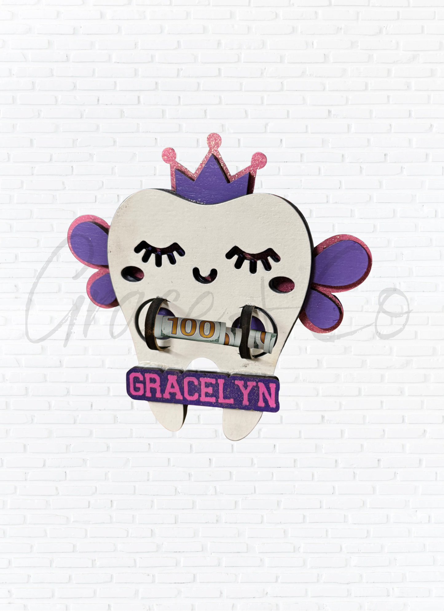 Layered Personalized Tooth Fairy Money Holder